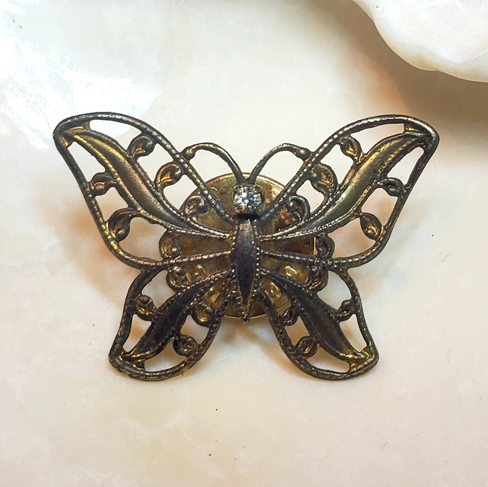 Vintage Ballou Reg'd butterfly pin